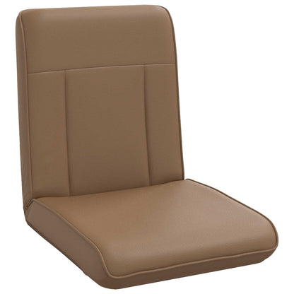 Sedia a pavimento regolabile Cappuccino Similpelle | homemem39