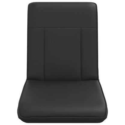 Sedia a pavimento regolabile Nero Similpelle | homemem39