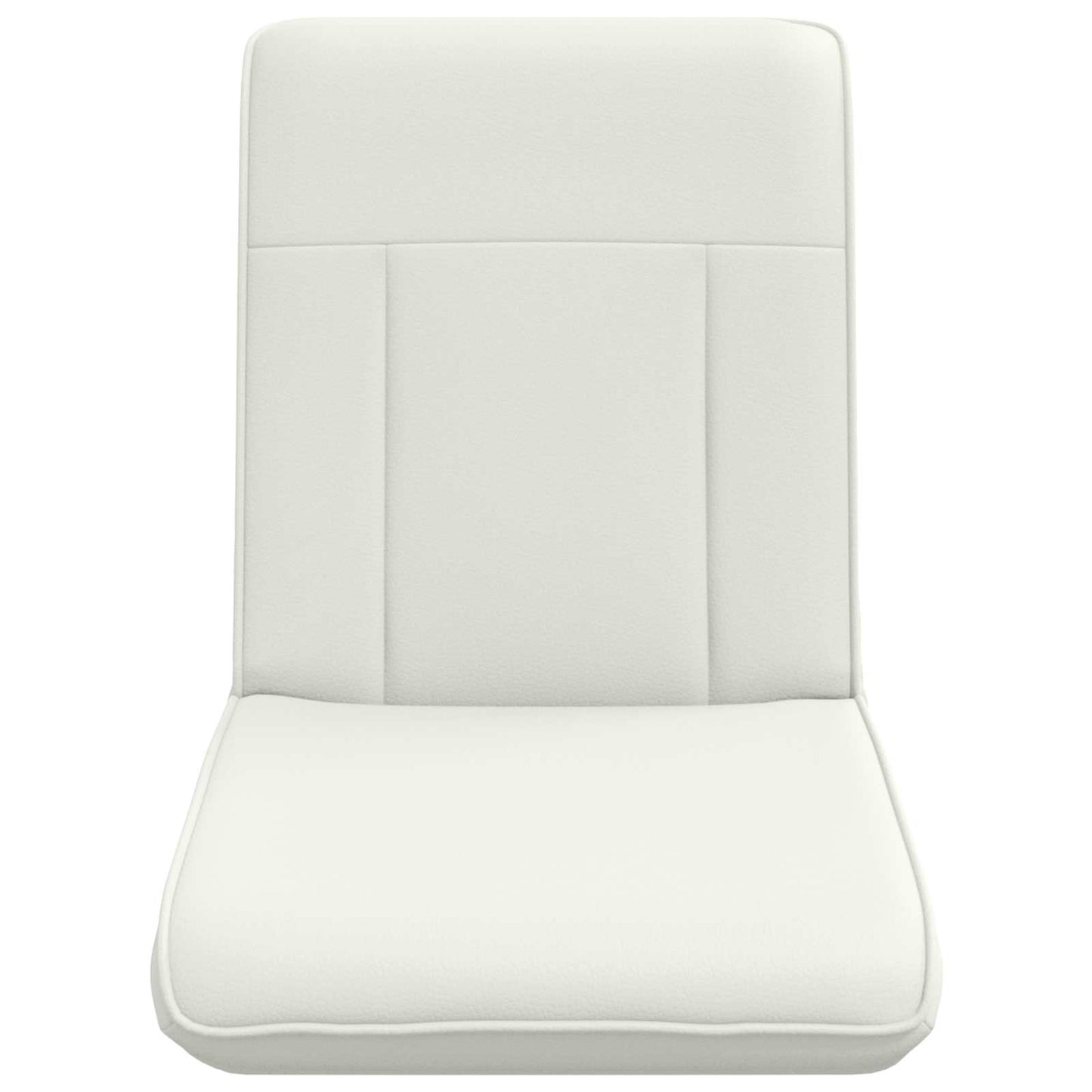 Sedia a pavimento regolabile Bianco Similpelle | homemem39