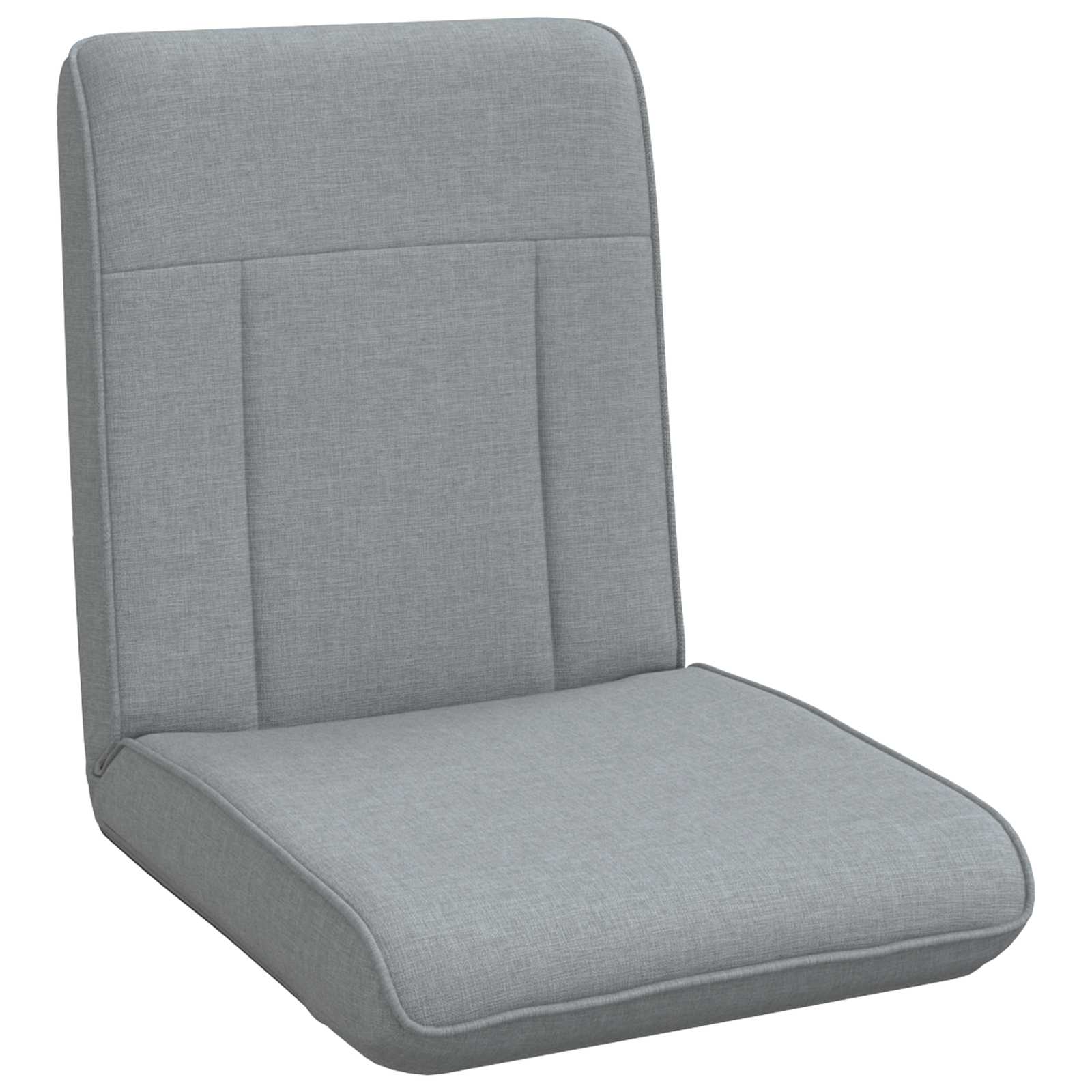 Sedia a pavimento regolabile Grigio Chiaro Tessuto | homemem39