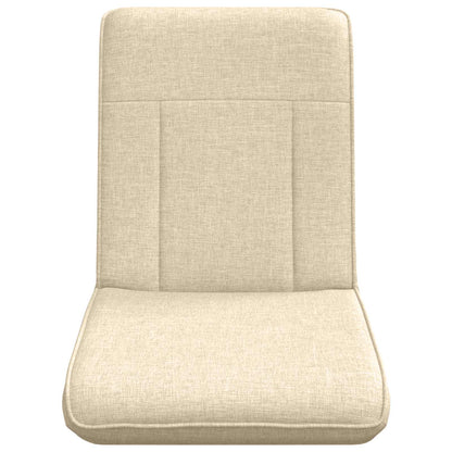 Sedia a pavimento regolabile Crema Tessuto | homemem39