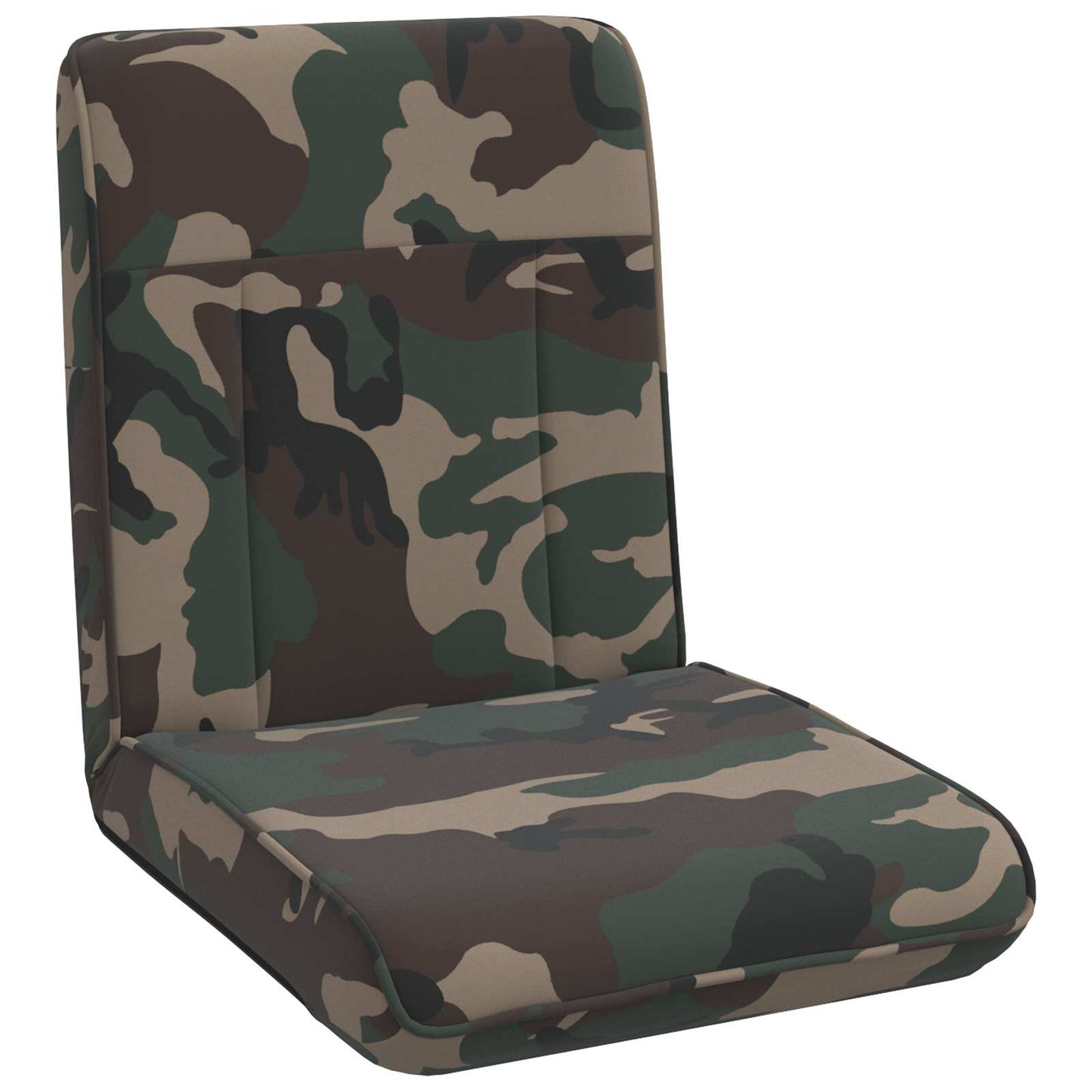 Sedia a pavimento regolabile Verde militare Tessuto | homemem39
