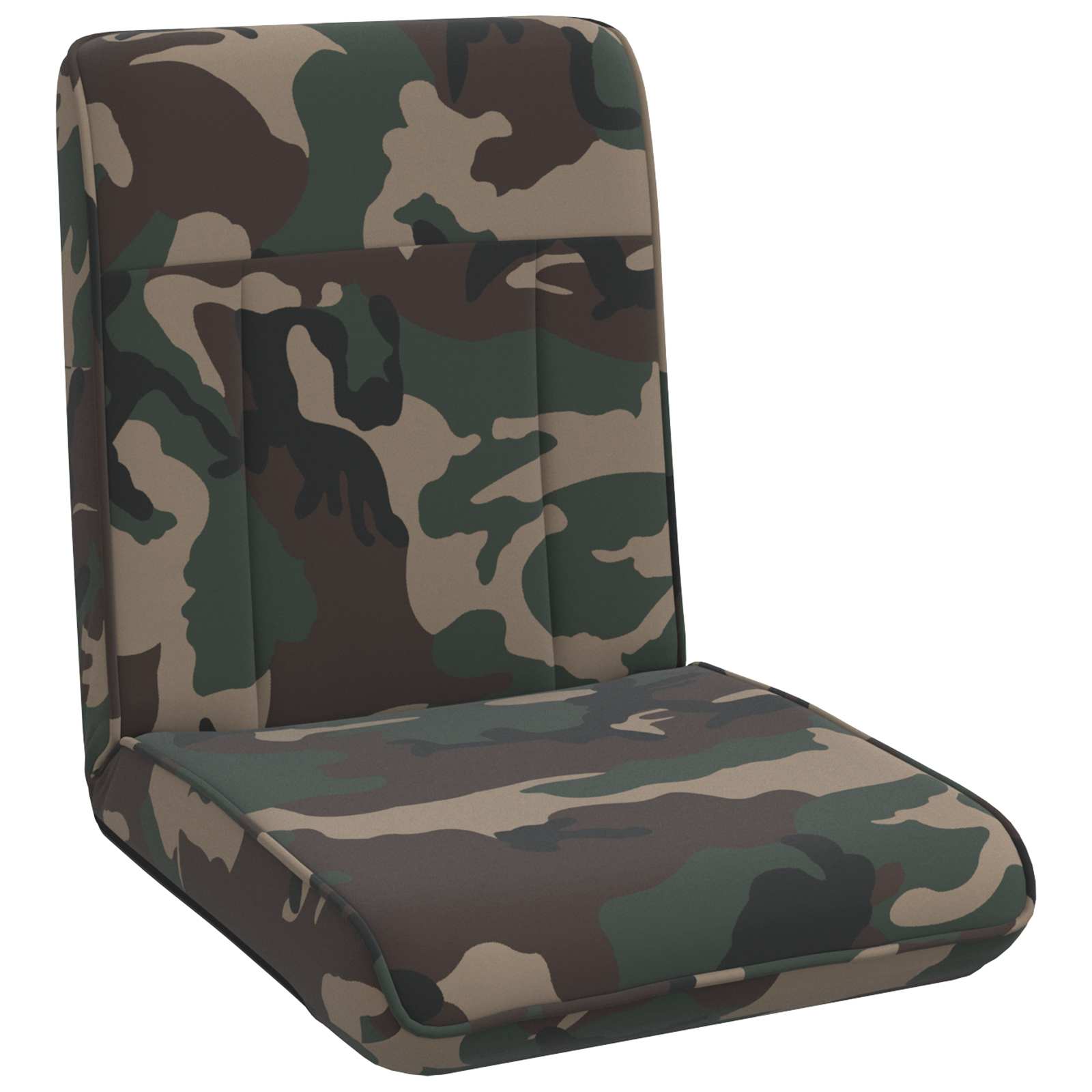 Sedia a pavimento regolabile Verde militare Tessuto | homemem39