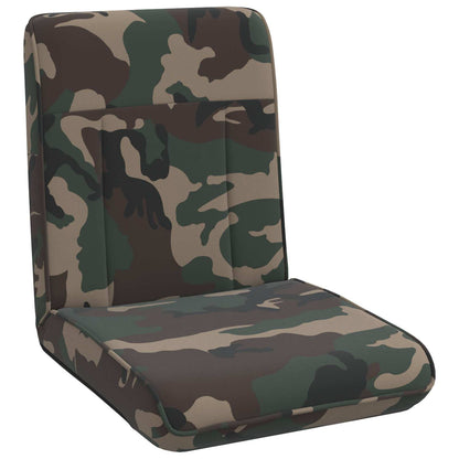 Sedia a pavimento regolabile Verde militare Tessuto | homemem39