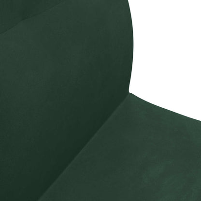 Sedia a pavimento regolabile Verde Scuro Velluto | homemem39
