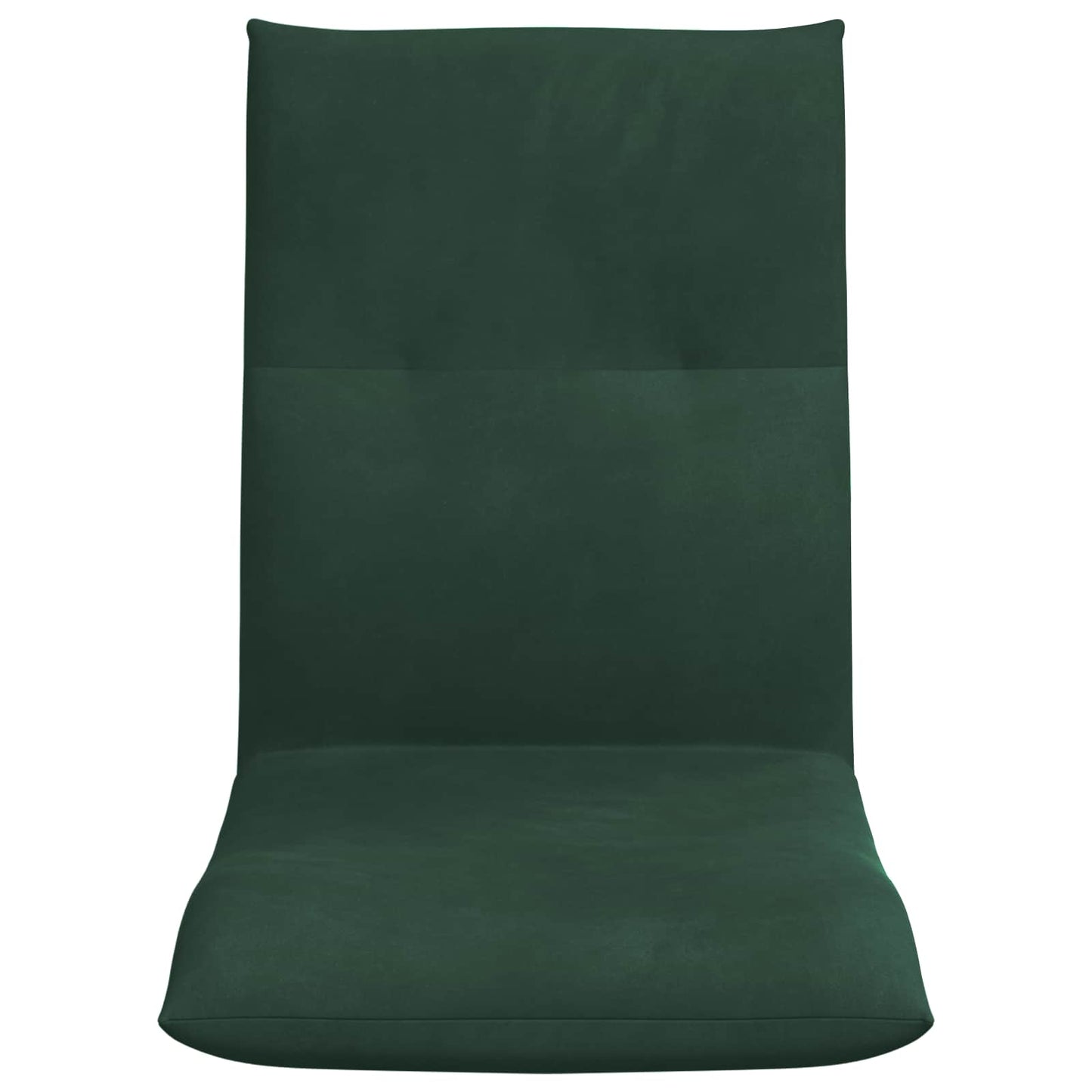 Sedia a pavimento regolabile Verde Scuro Velluto | homemem39