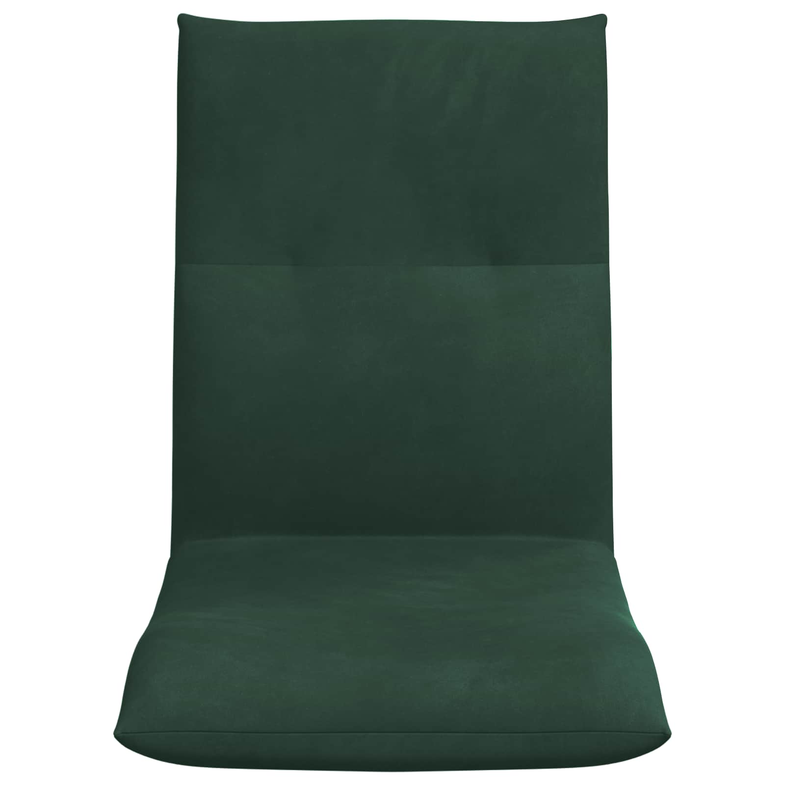 Sedia a pavimento regolabile Verde Scuro Velluto | homemem39