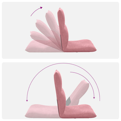 Sedia a pavimento regolabile Rosa Velluto | homemem39