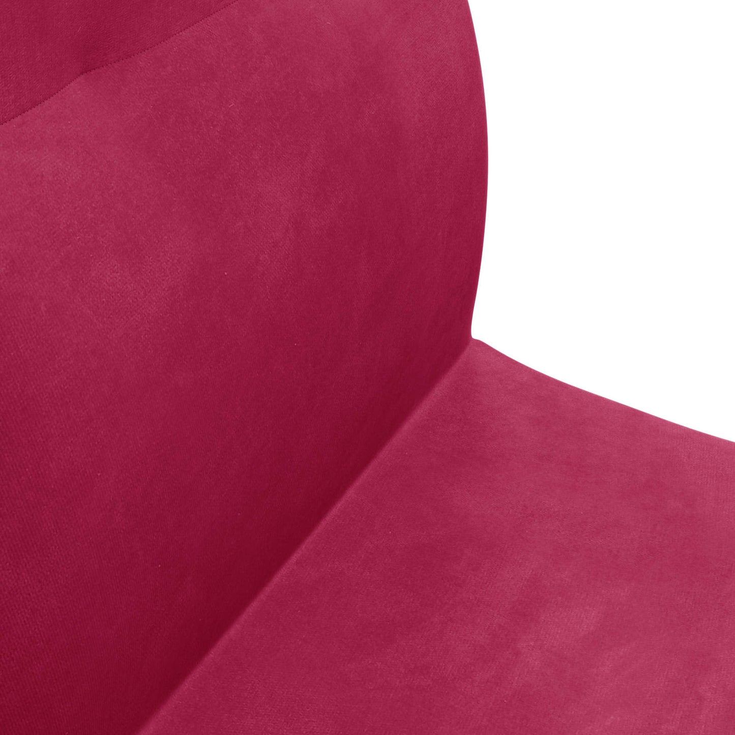 Sedia a pavimento regolabile Rosso Vino Velluto | homemem39
