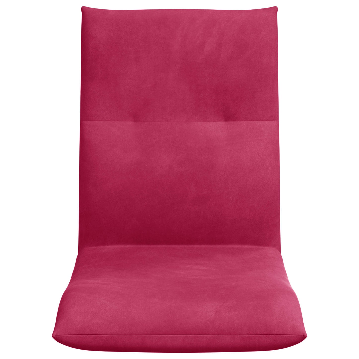 Sedia a pavimento regolabile Rosso Vino Velluto | homemem39