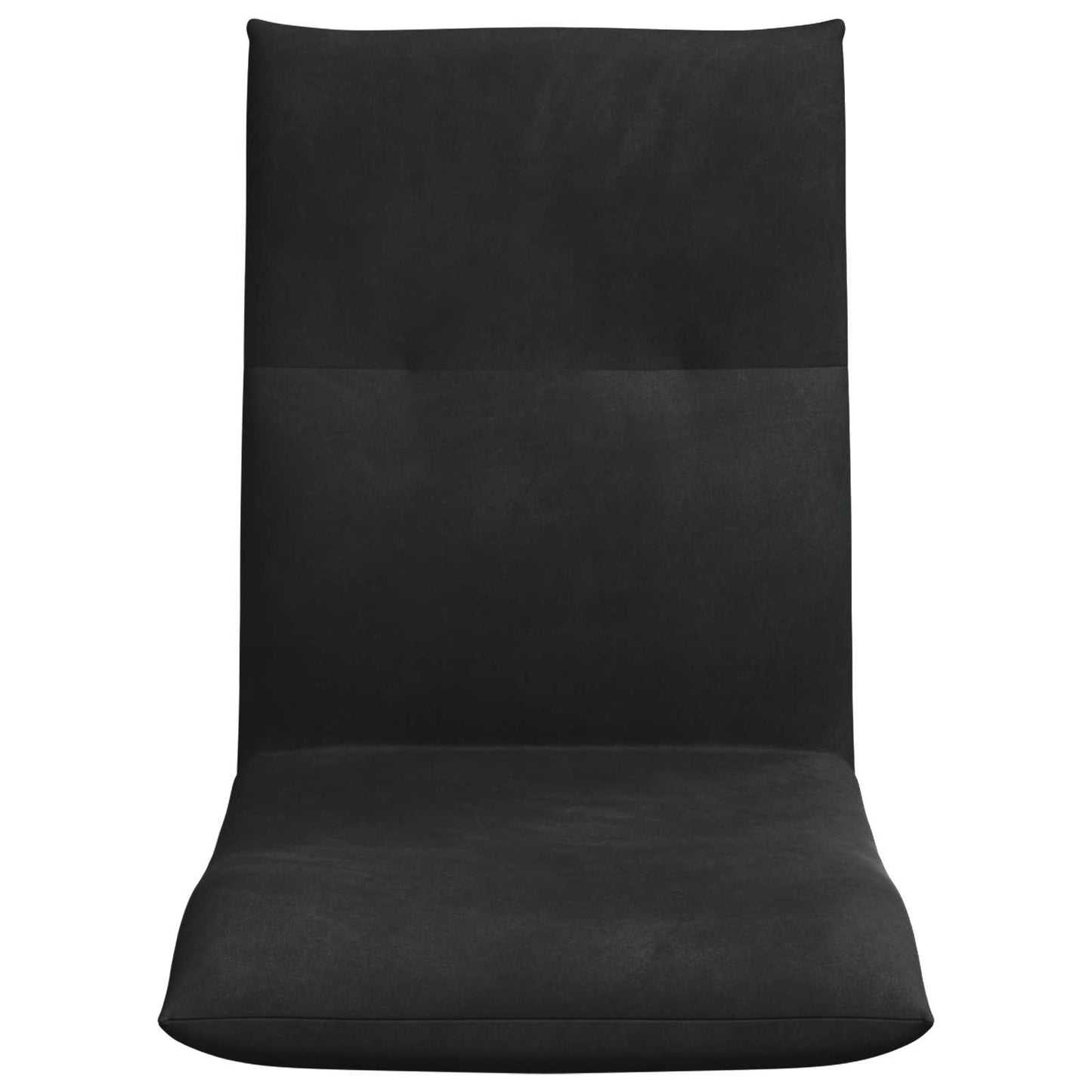 Sedia a pavimento regolabile Nero Velluto | homemem39