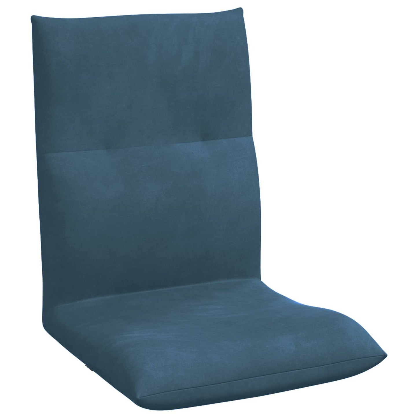 Sedia a pavimento regolabile Blu Velluto | homemem39
