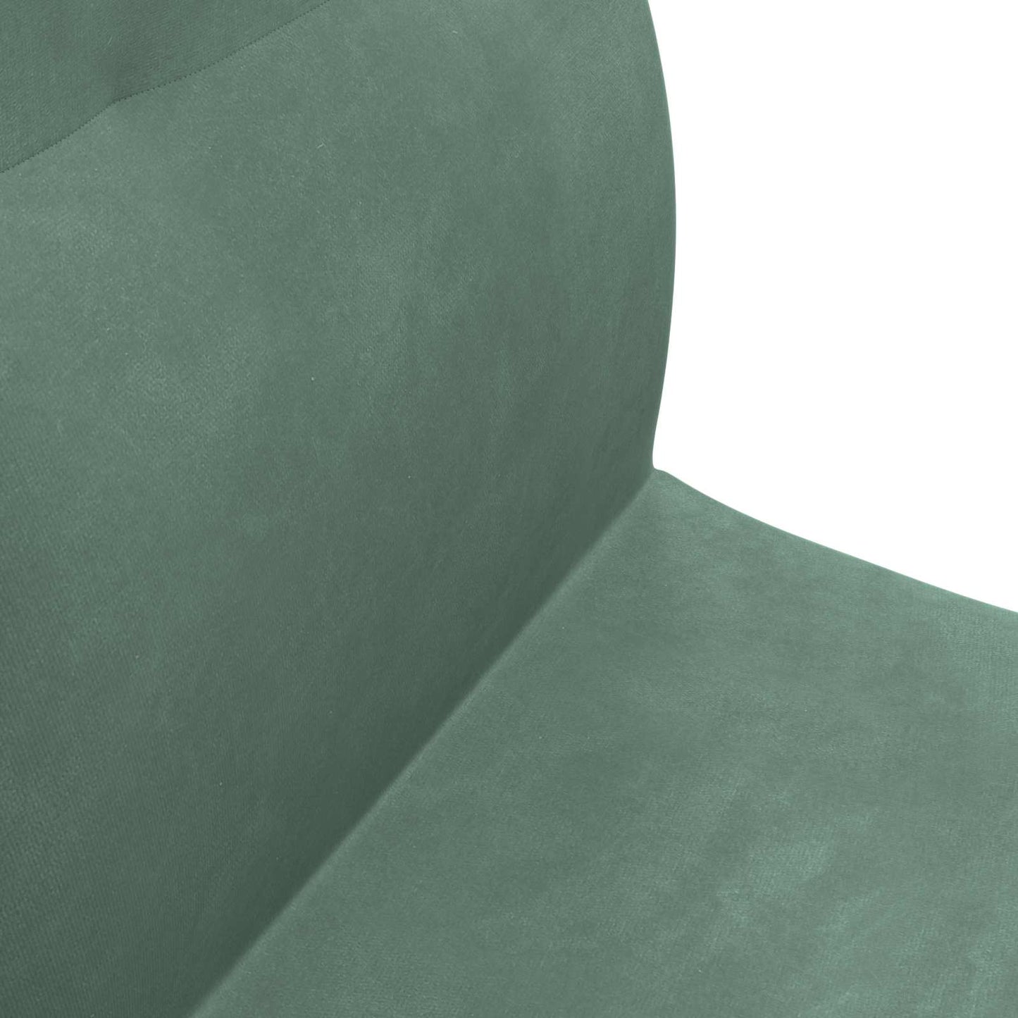 Sedia a pavimento regolabile Verde Mare Velluto | homemem39