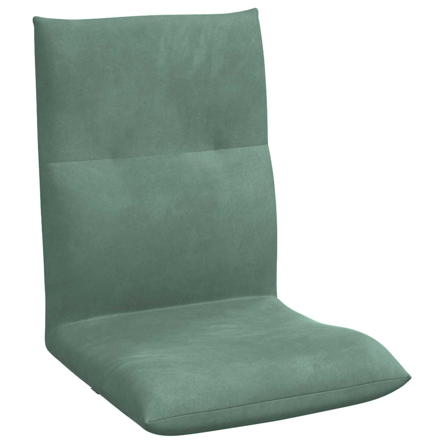 Sedia a pavimento regolabile Verde Mare Velluto | homemem39