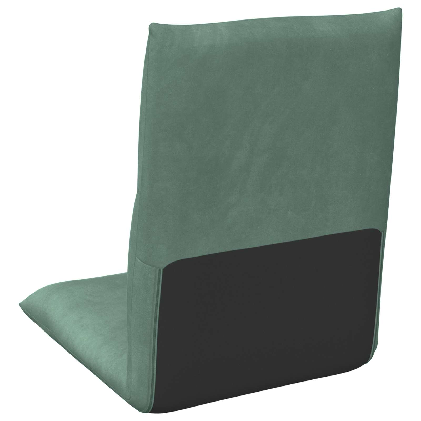 Sedia a pavimento regolabile Verde Mare Velluto | homemem39