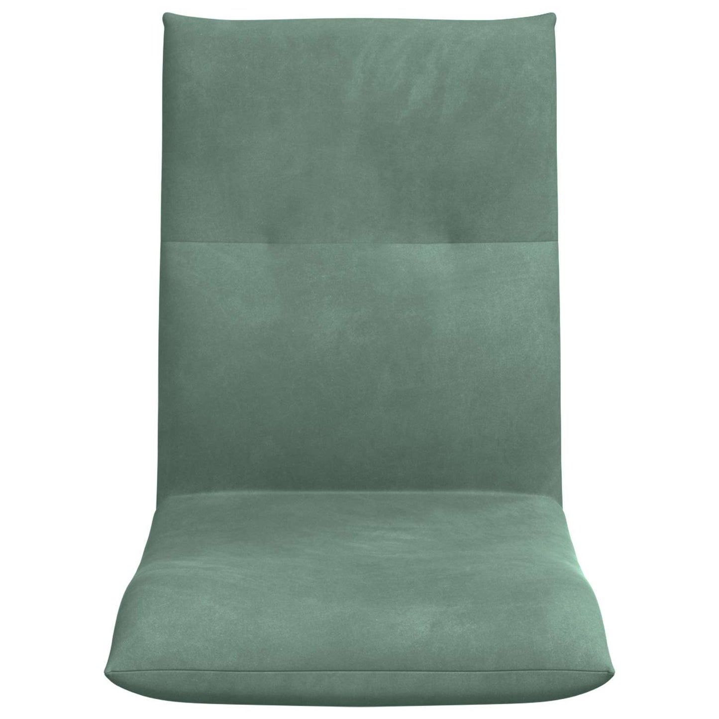Sedia a pavimento regolabile Verde Mare Velluto | homemem39