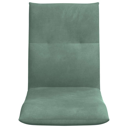Sedia a pavimento regolabile Verde Mare Velluto | homemem39