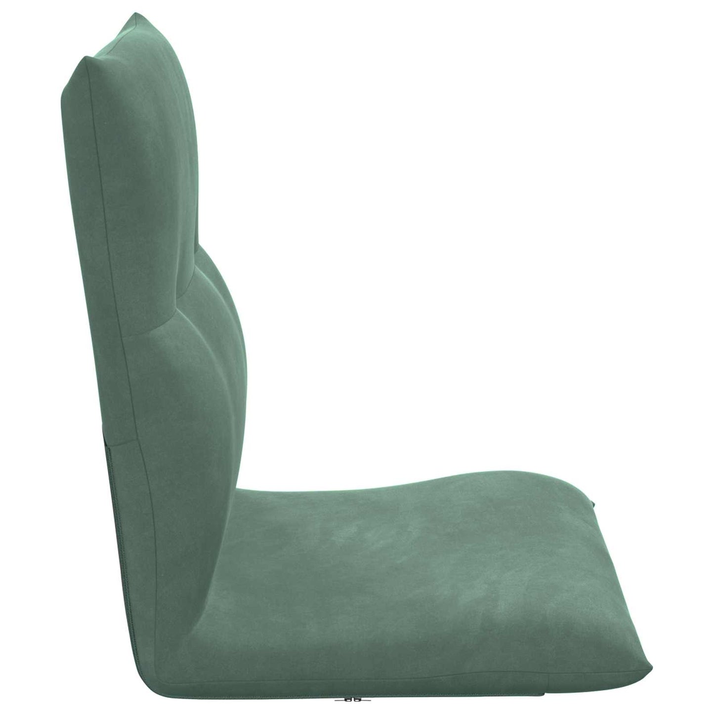 Sedia a pavimento regolabile Verde Mare Velluto | homemem39