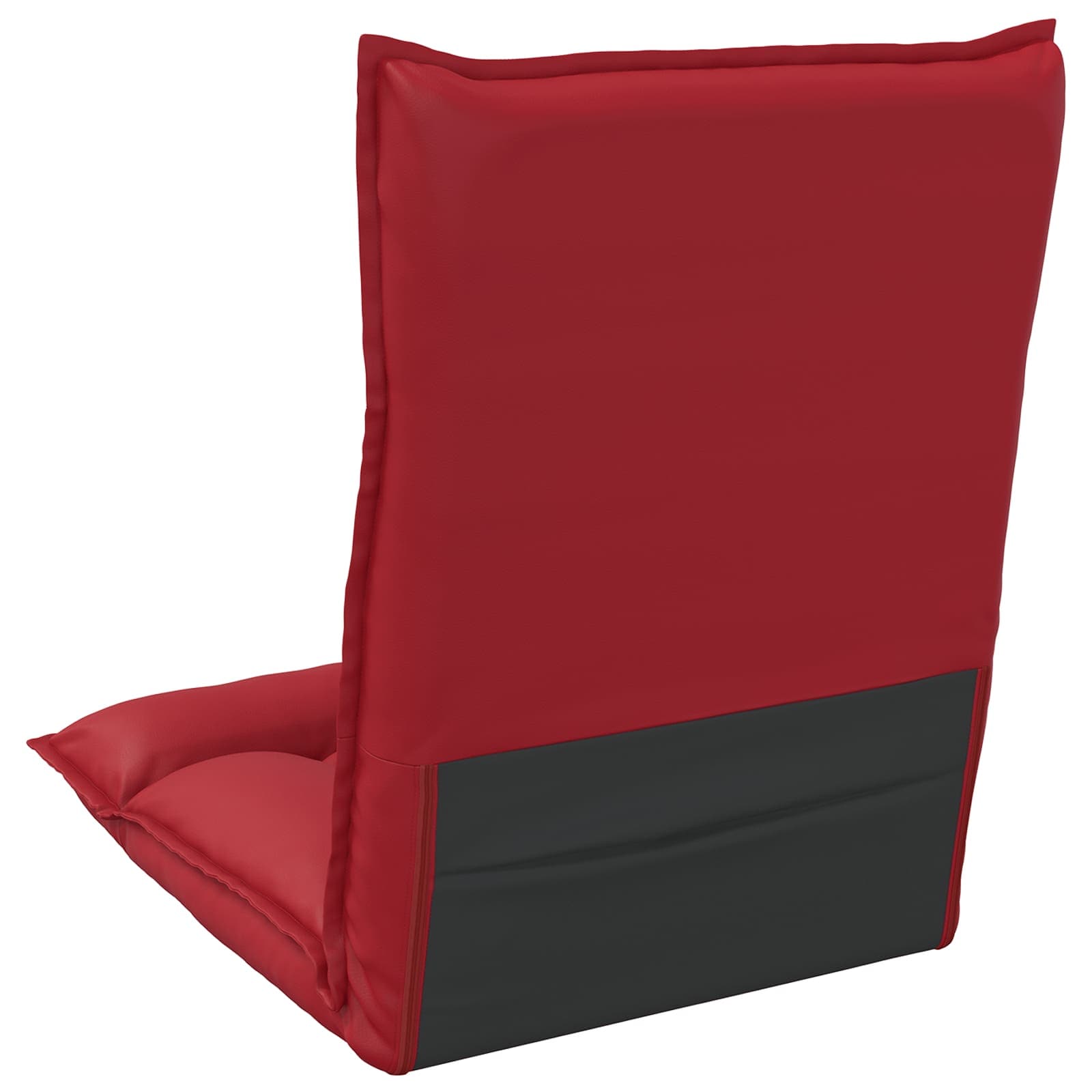 Sedia a pavimento regolabile Rosso Vino Similpelle | homemem39