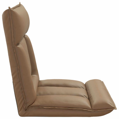 Sedia a pavimento regolabile Cappuccino Similpelle | homemem39