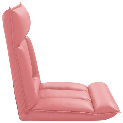 Sedia a pavimento regolabile Rosa Similpelle