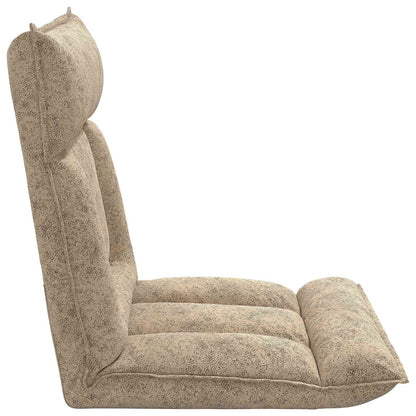 Sedia da Pavimento Grigio chiaro 55 x 61 x 70 cm Tessuto | homemem39