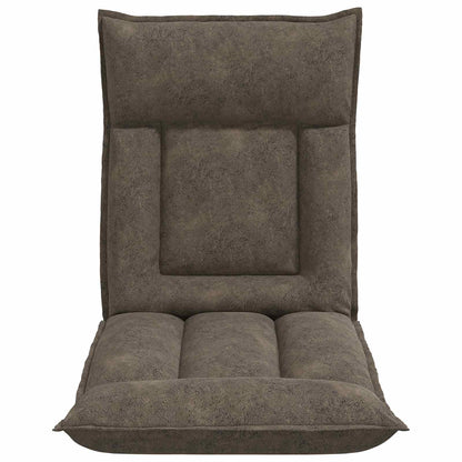 Sedia da Pavimento Grigio scuro 55 x 61 x 70 cm Tessuto | homemem39