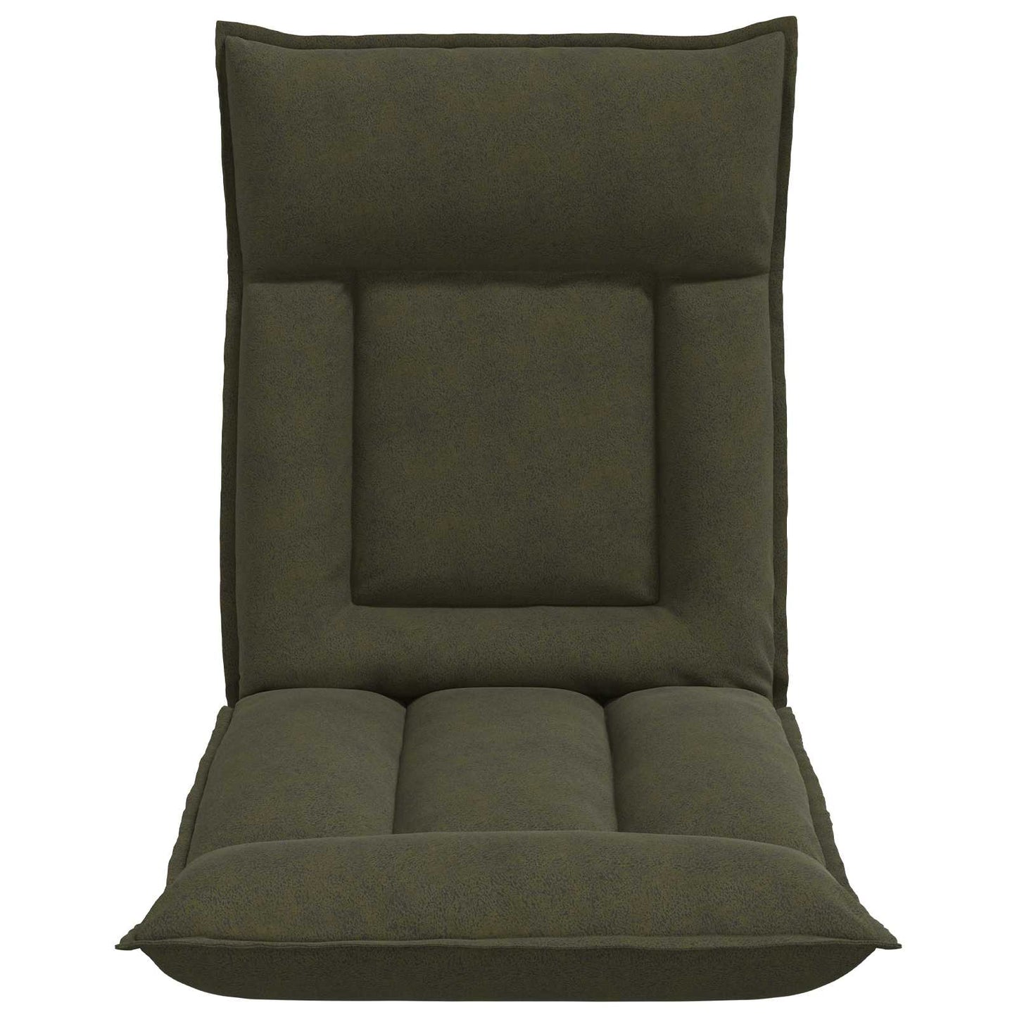Sedia da Pavimento Verde militare 55 x 61 x 70 cm Tessuto | homemem39