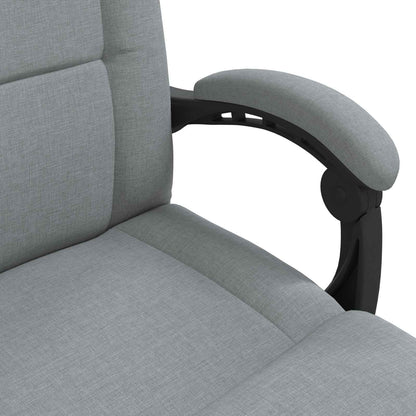 Sedia da Pavimento Grigio chiaro 66 x 66 x 80 cm Tessuto | homemem39