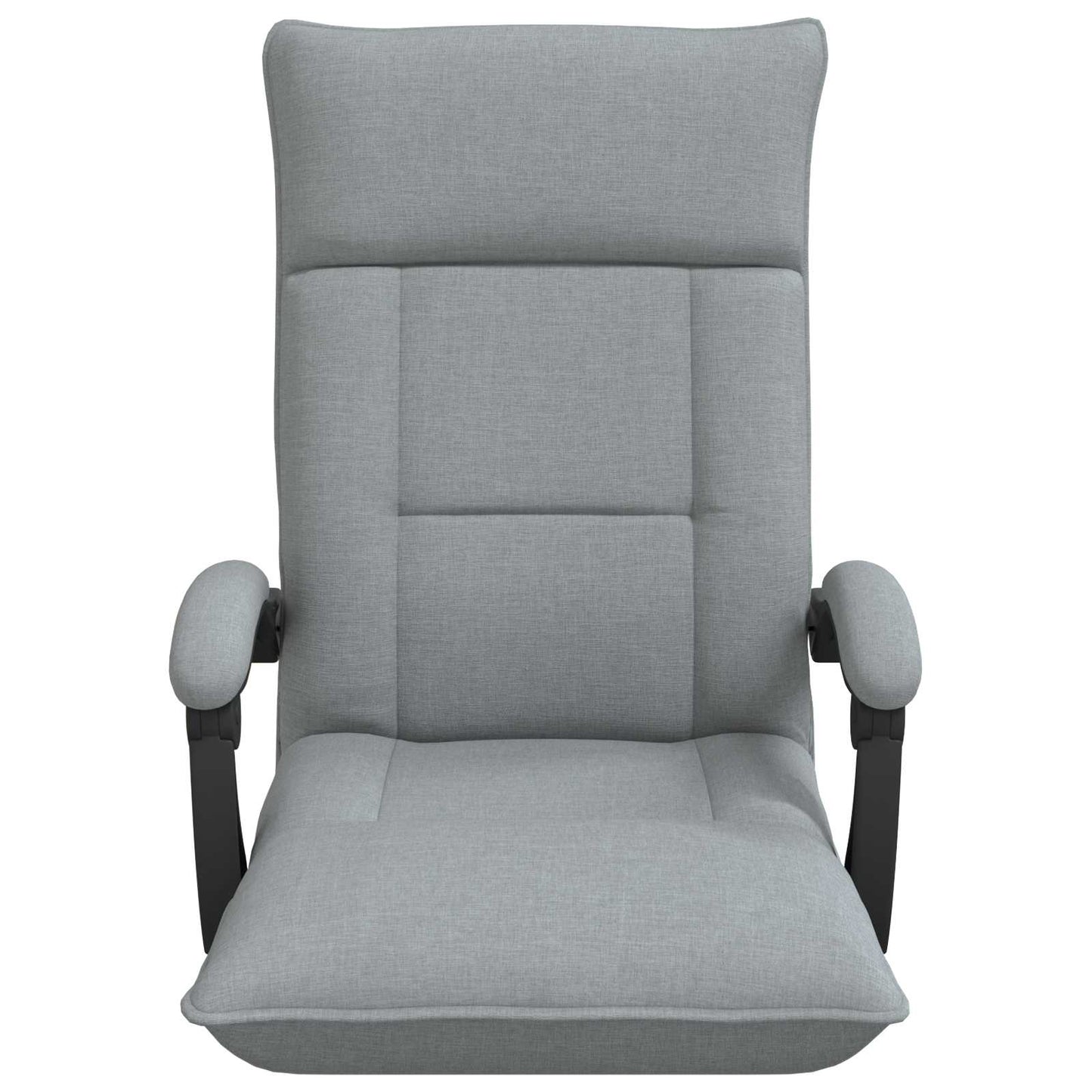 Sedia da Pavimento Grigio chiaro 66 x 66 x 80 cm Tessuto | homemem39