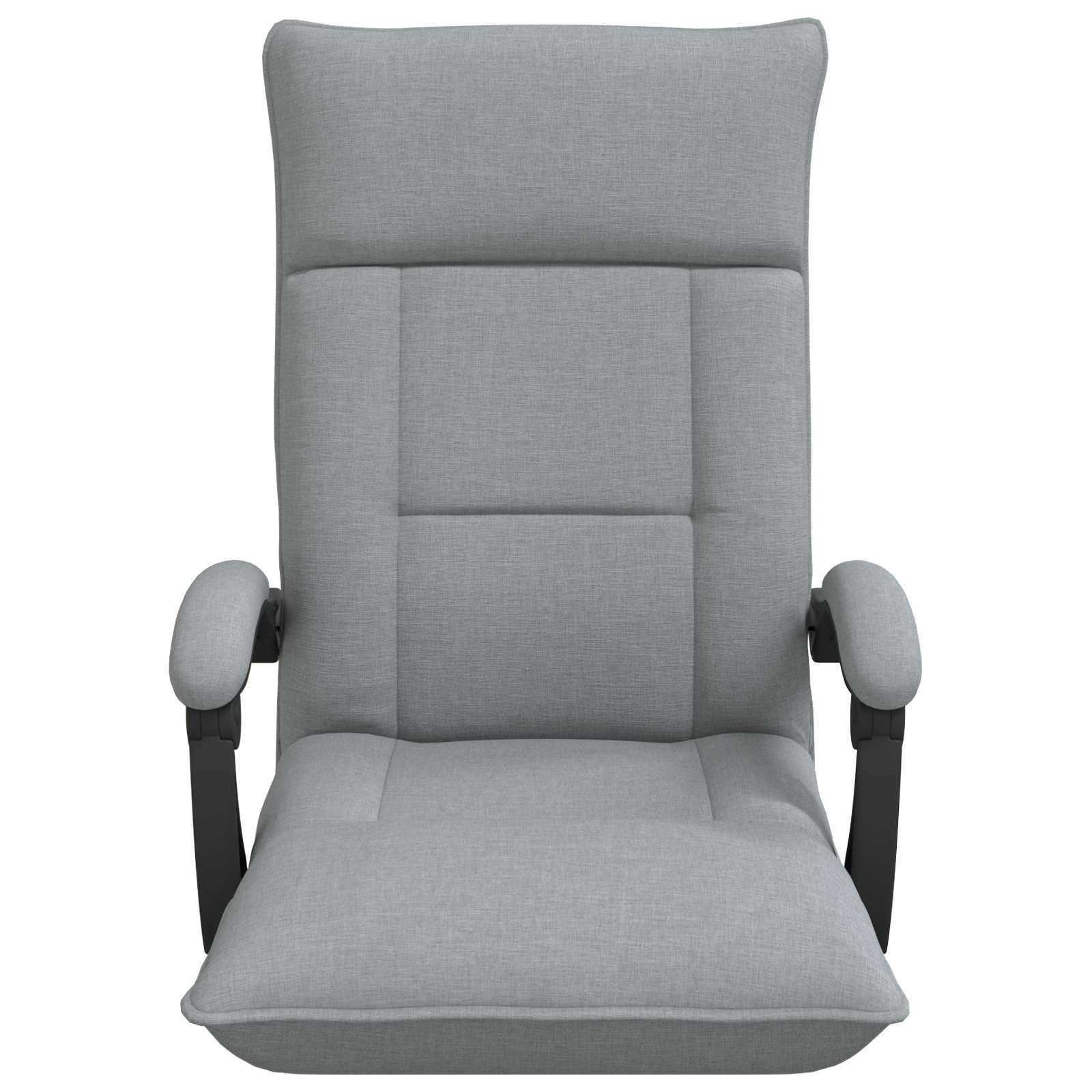 Sedia da Pavimento Grigio chiaro 66 x 66 x 80 cm Tessuto | homemem39