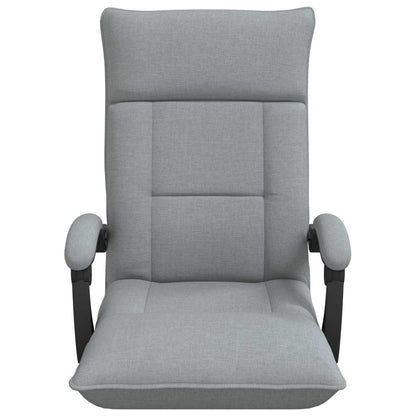 Sedia da Pavimento Grigio chiaro 66 x 66 x 80 cm Tessuto | homemem39