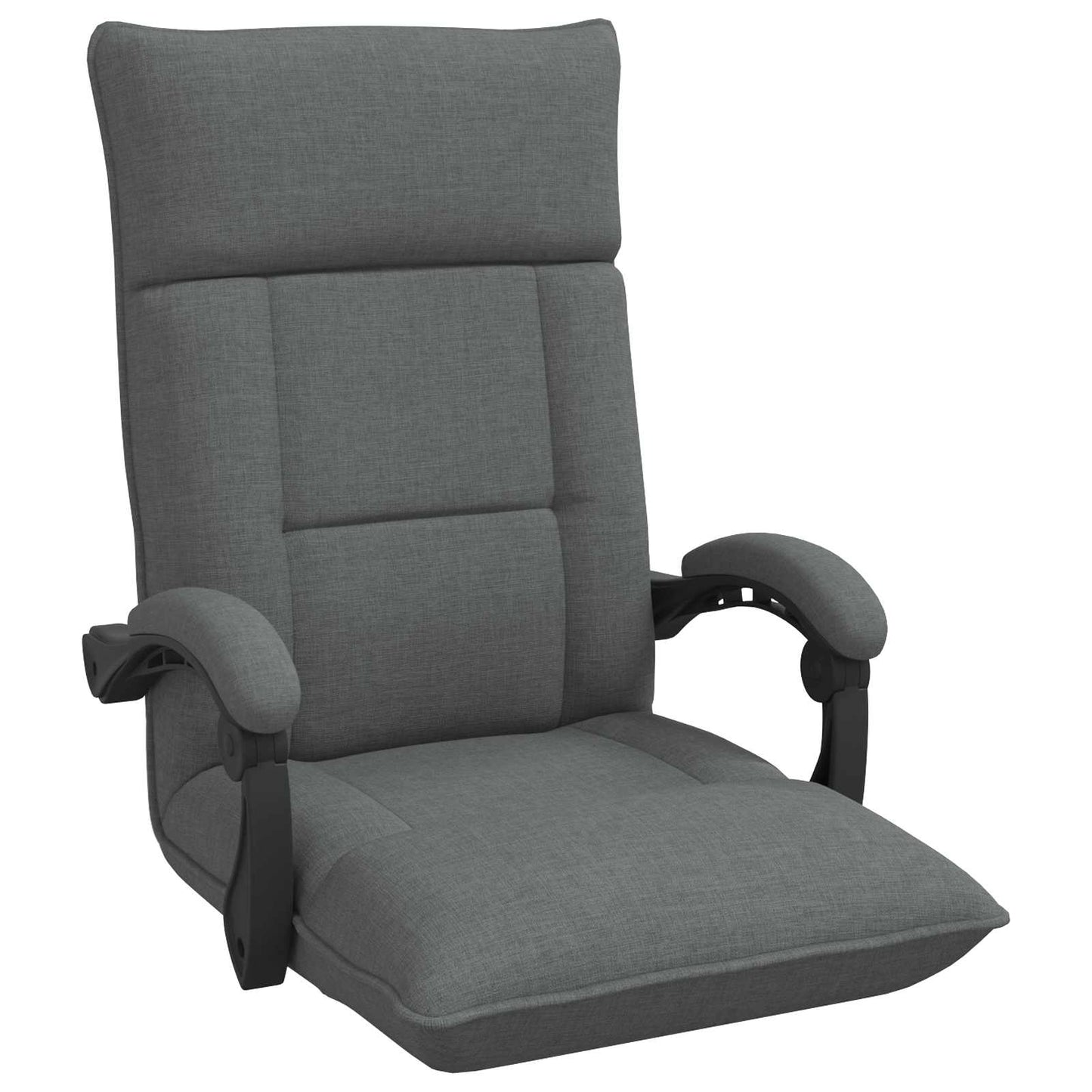 Sedia da Pavimento Grigio scuro 66 x 66 x 80 cm Tessuto | homemem39