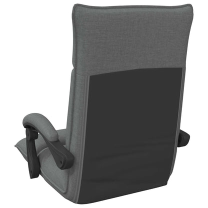 Sedia da Pavimento Grigio scuro 66 x 66 x 80 cm Tessuto | homemem39