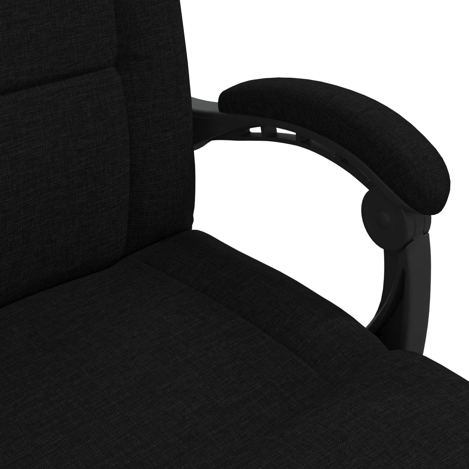 Sedia da Pavimento Nero 66 x 66 x 80 cm Tessuto | homemem39