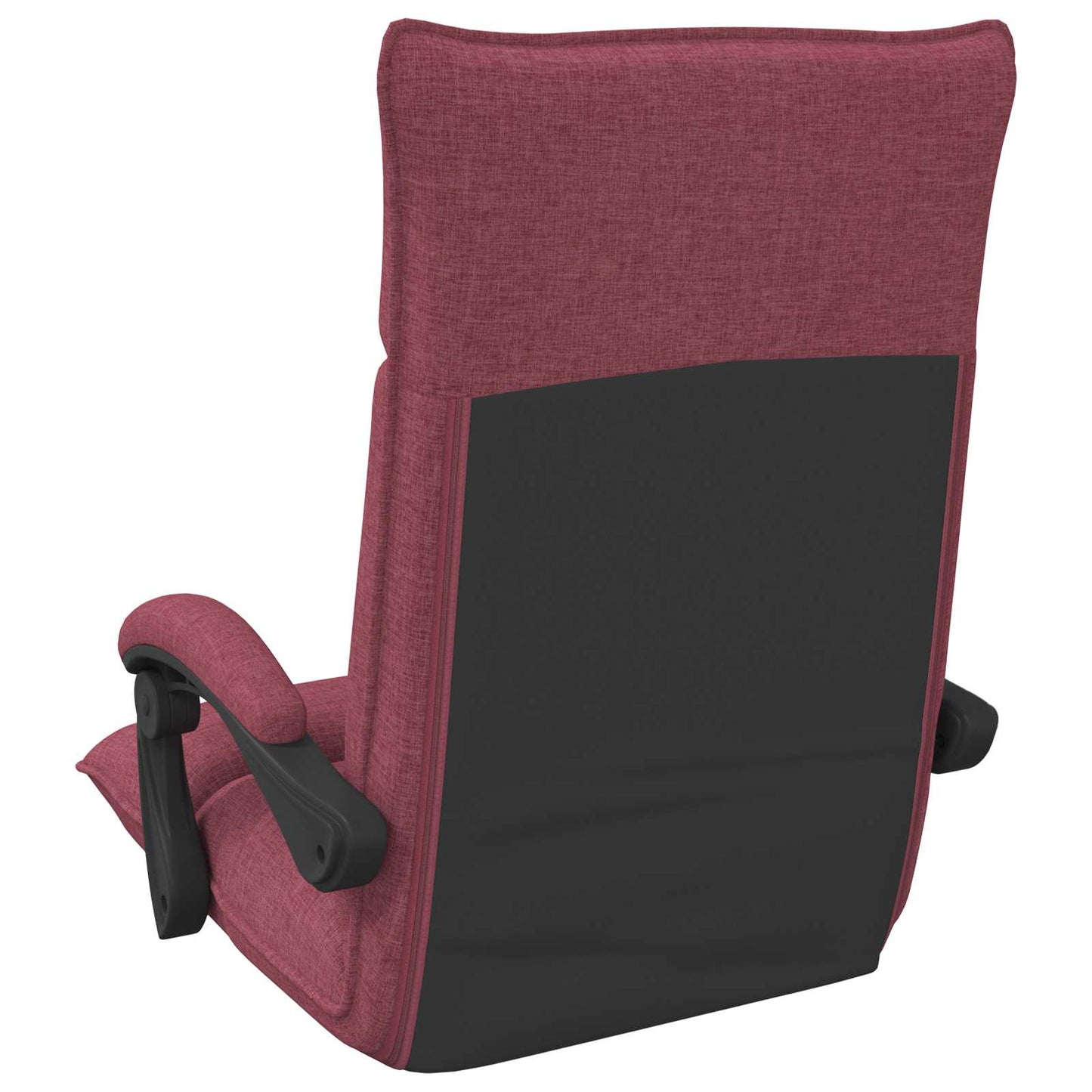Sedia da Pavimento Rosso Vino 66 x 66 x 80 cm Tessuto | homemem39