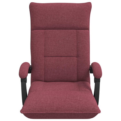 Sedia da Pavimento Rosso Vino 66 x 66 x 80 cm Tessuto | homemem39