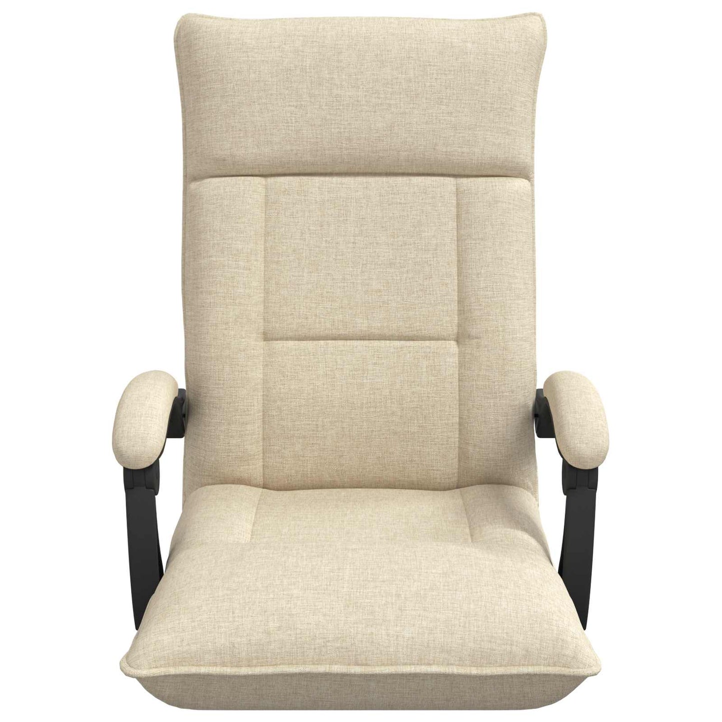 Sedia da Pavimento Crema 66 x 66 x 80 cm Tessuto | homemem39