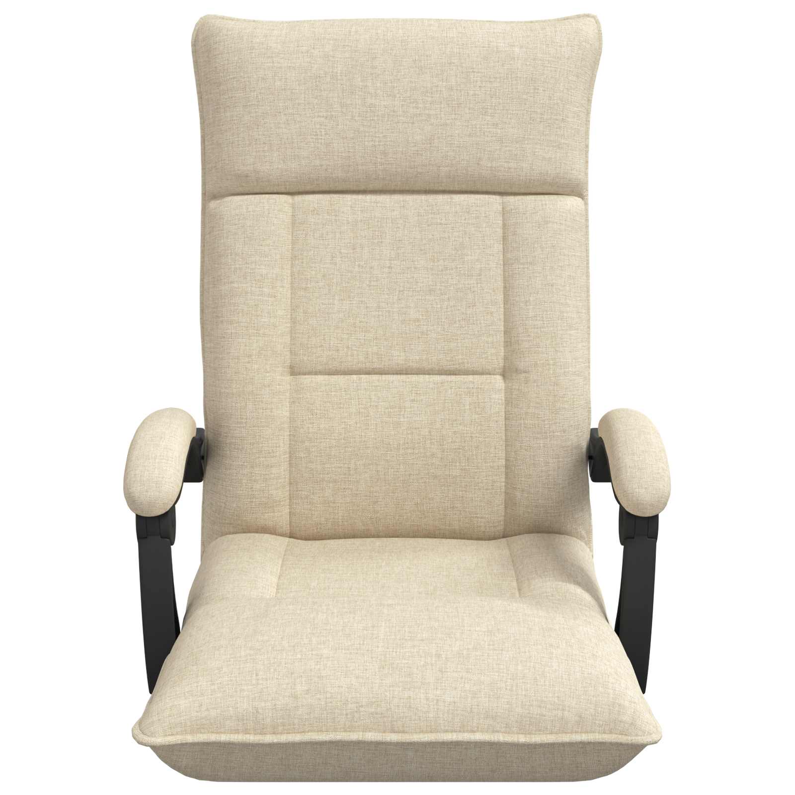 Sedia da Pavimento Crema 66 x 66 x 80 cm Tessuto | homemem39