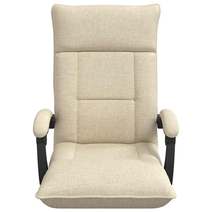Sedia da Pavimento Crema 66 x 66 x 80 cm Tessuto | homemem39