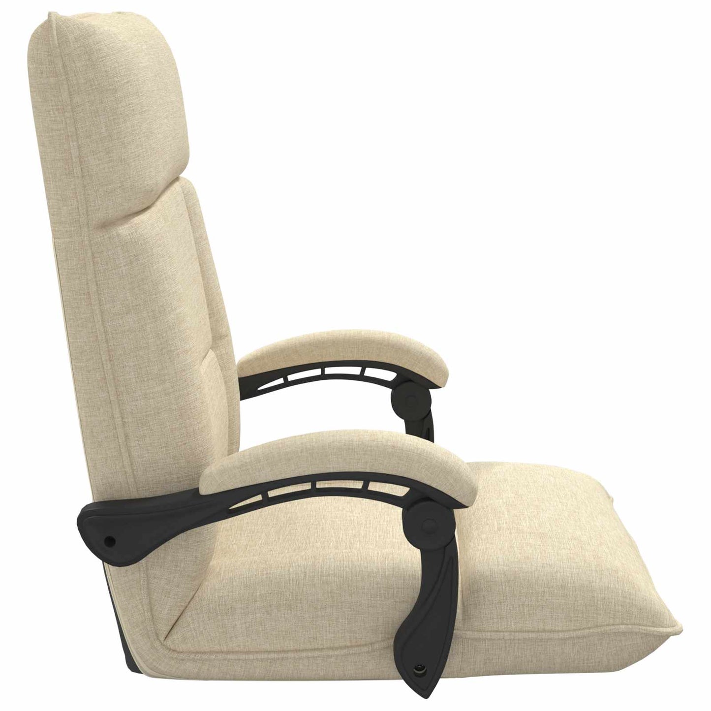 Sedia da Pavimento Crema 66 x 66 x 80 cm Tessuto | homemem39