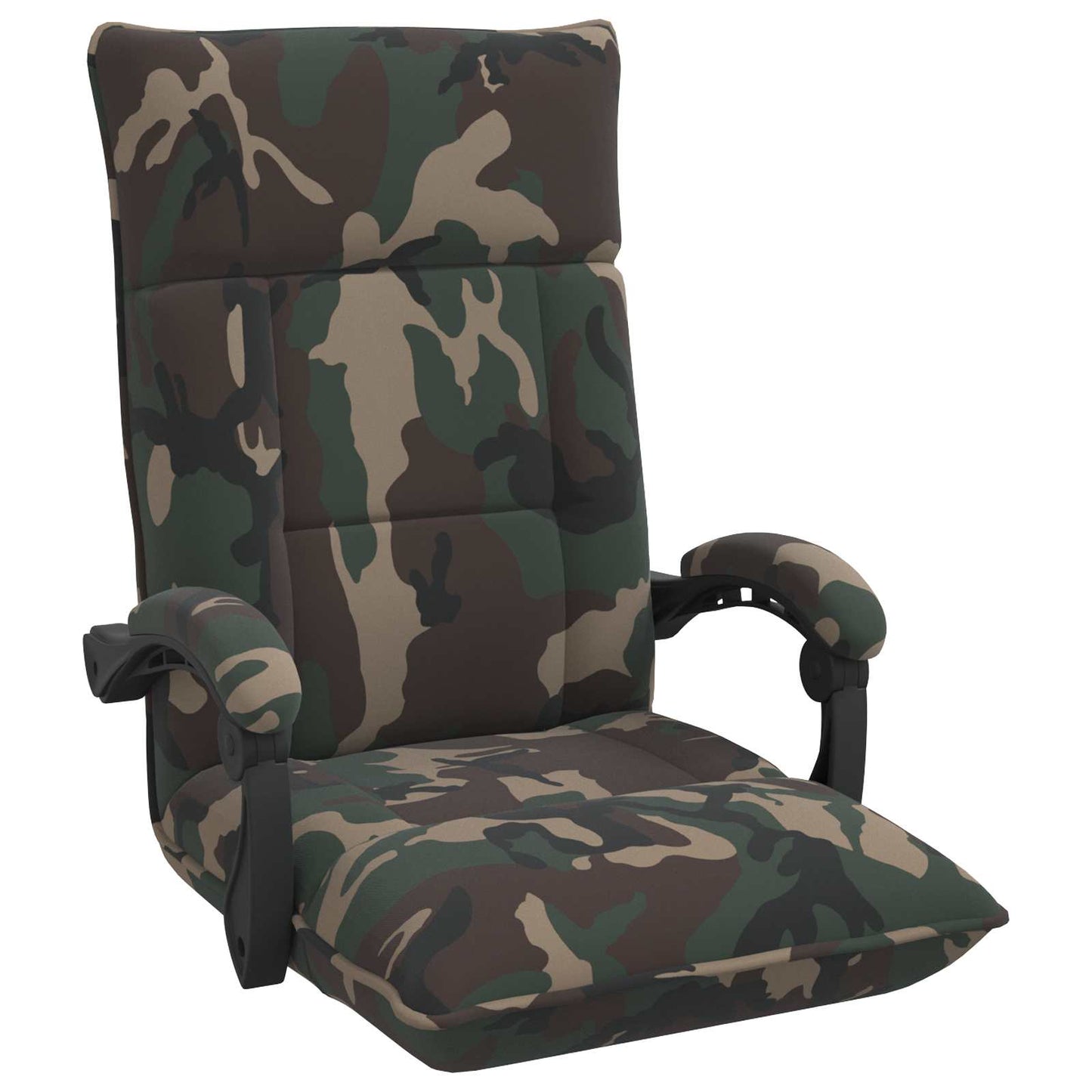 Sedia da Pavimento Verde militare 66 x 66 x 80 cm Tessuto | homemem39
