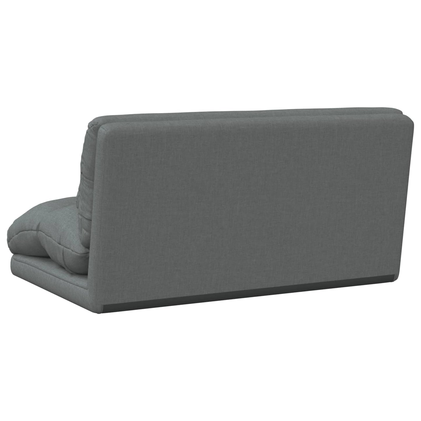 Sedia da Pavimento Grigio scuro 110 x 82 x 55 cm Tessuto | homemem39