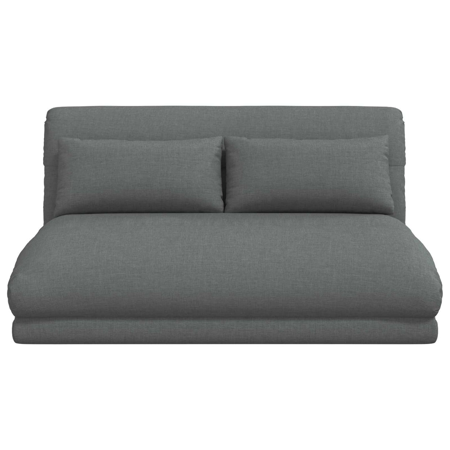 Sedia da Pavimento Grigio scuro 110 x 82 x 55 cm Tessuto | homemem39