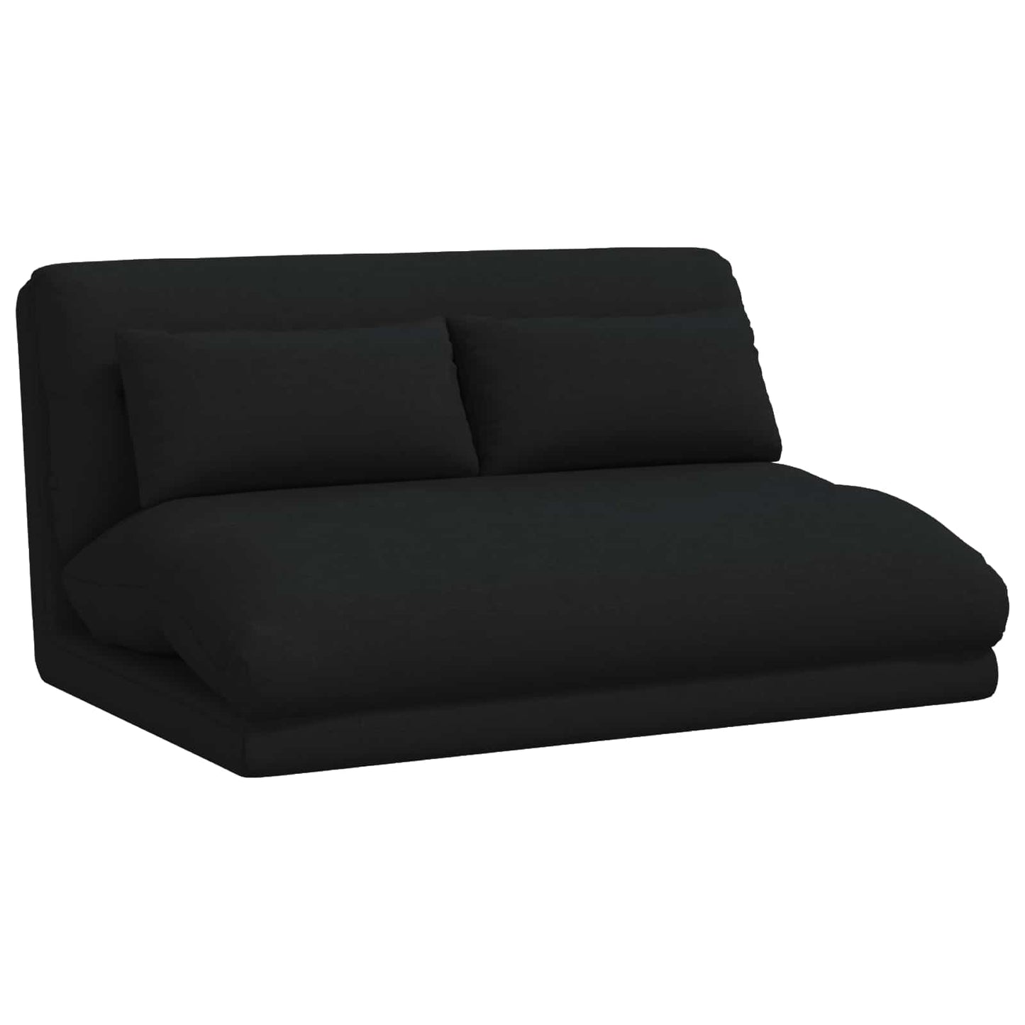 Sedia da Pavimento Nero 110 x 82 x 55 cm Tessuto | homemem39