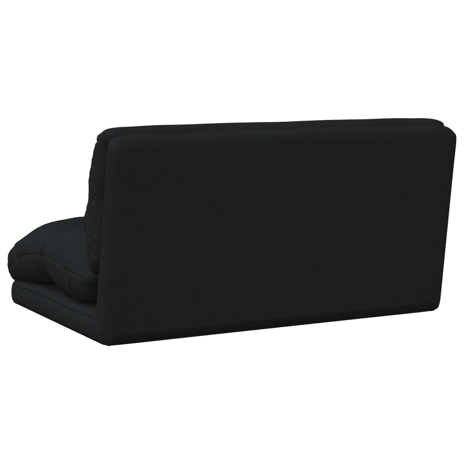 Sedia da Pavimento Nero 110 x 82 x 55 cm Tessuto | homemem39