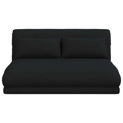 Sedia da Pavimento Nero 110 x 82 x 55 cm Tessuto | homemem39