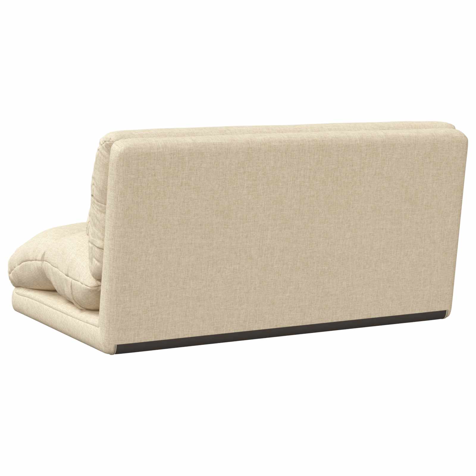 Sedia da Pavimento Crema 110 x 82 x 55 cm Tessuto | homemem39