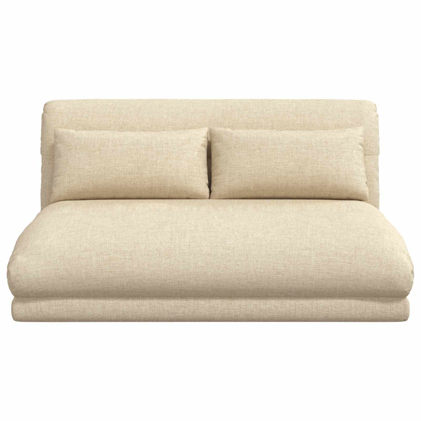Sedia da Pavimento Crema 110 x 82 x 55 cm Tessuto | homemem39