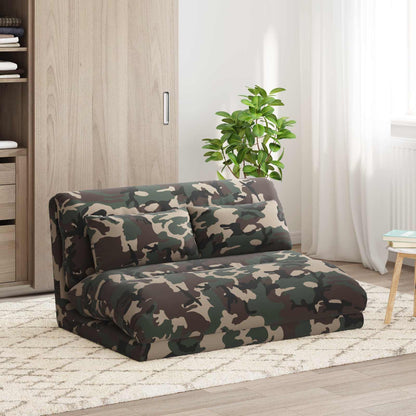 Sedia a pavimento regolabile Verde militare Tessuto